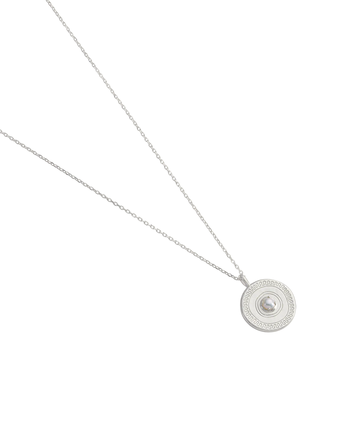 SOLACE COIN NECKLACE (STERLING SILVER) - Image 4