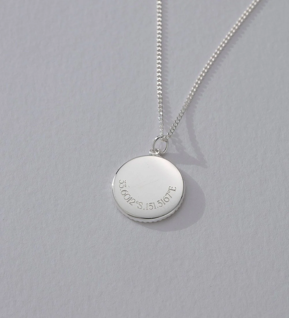 TRAVELLER COIN NECKLACE (STERLING SILVER) - Image 3