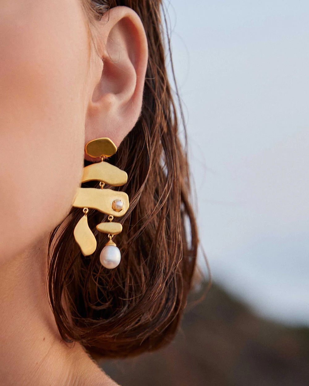 VACANZA EARRINGS (18K GOLD PLATED) - Image 6